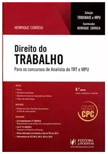Direito Do Trabalho 2016 Analista Trt E Mpu Henrique Correia